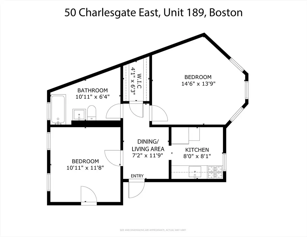 50 Charlesgate East #189, Fenway / Kenmore