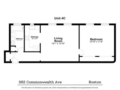 362 Commonwealth Ave #4C, Boston, MA 02115